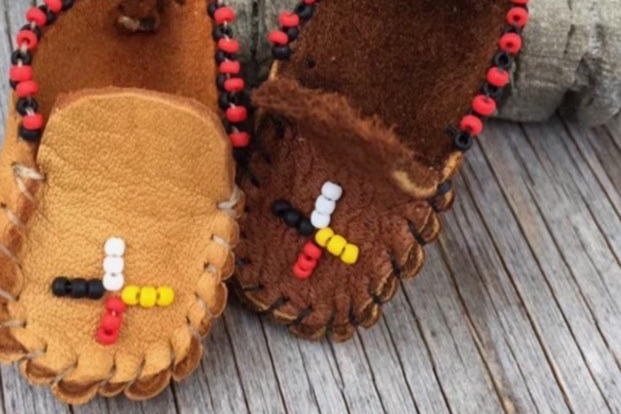 Moccasin keychains